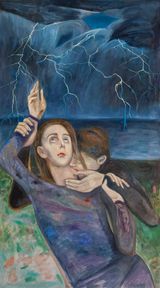 The Storm by Jill Mulleady contemporary artwork painting works on paper