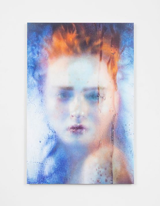 Untitled Mary Margaret Portrait by Marilyn Minter contemporary artwork Painting