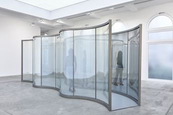 Contemporary art exhibition Dan Graham New Work at Galerie Marian Goodman Paris France