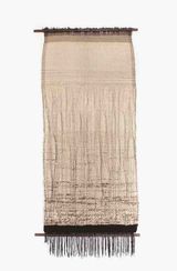 Gentle Snowfall by Monika Correa contemporary artwork textile