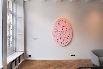 Contemporary art exhibition Gavin Turk Holy Eggs at Reflex Amsterdam Netherlands