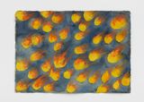 Endless flames by Chioma Ebinama contemporary artwork painting works on paper