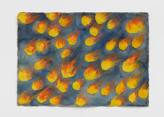 Endless flames by Chioma Ebinama contemporary artwork Painting