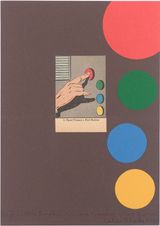 Big Little Books. A Hand Presses a Red Button by Peter Blake contemporary artwork print