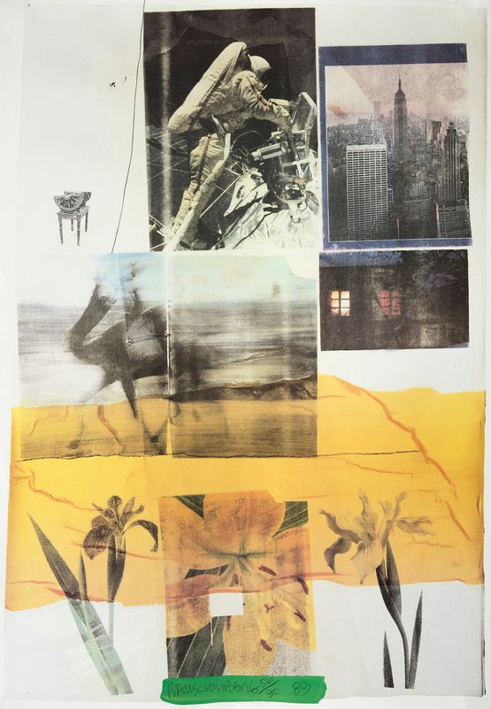 Lautre monde by Robert Rauschenberg contemporary artwork Print