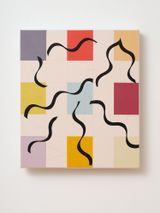 Charvet I by Selina Foote contemporary artwork painting works on paper