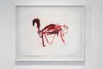 Das trojanische Pferd by Martha Jungwirth contemporary artwork Print