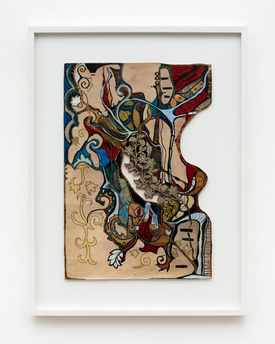 Untitled from the Risco do Tempo series by Sonia Gomes contemporary artwork Works on Paper