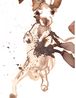 Bunnies of Okunoshima by Bianca Kennedy contemporary artwork Painting