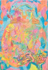 Gaude Heni 18 by July Ancel contemporary artwork painting