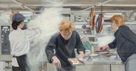 Kitchen 01 by Jina Park contemporary artwork Painting