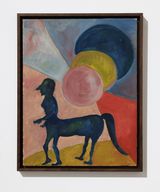 Beings lady horse by Ana Mazzei contemporary artwork painting