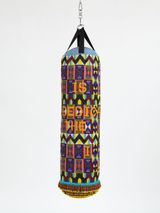 THIS IS DEDICATED TO THE ONE I LOVE by Jeffrey Gibson contemporary artwork sculpture textile