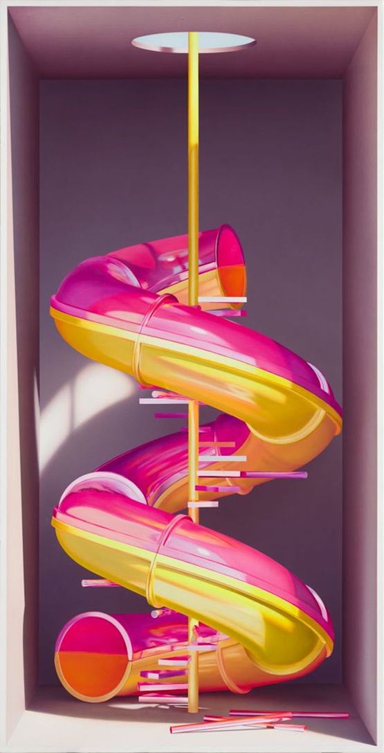 The Repetitive Joy by Mehdi Ghadyanloo contemporary artwork Painting