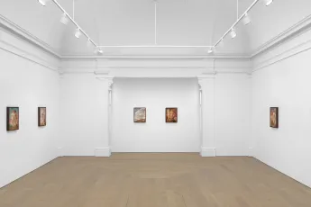 Contemporary art exhibition John Currin Opening Credits at Sadie Coles HQ Savile Row London United Kingdom