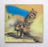 hit by blue by Leiko Ikemura contemporary artwork painting