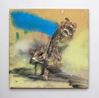 hit by blue by Leiko Ikemura contemporary artwork Painting