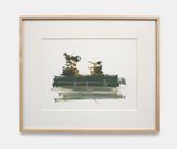 Picnic Match by Holly Lowen contemporary artwork works on paper