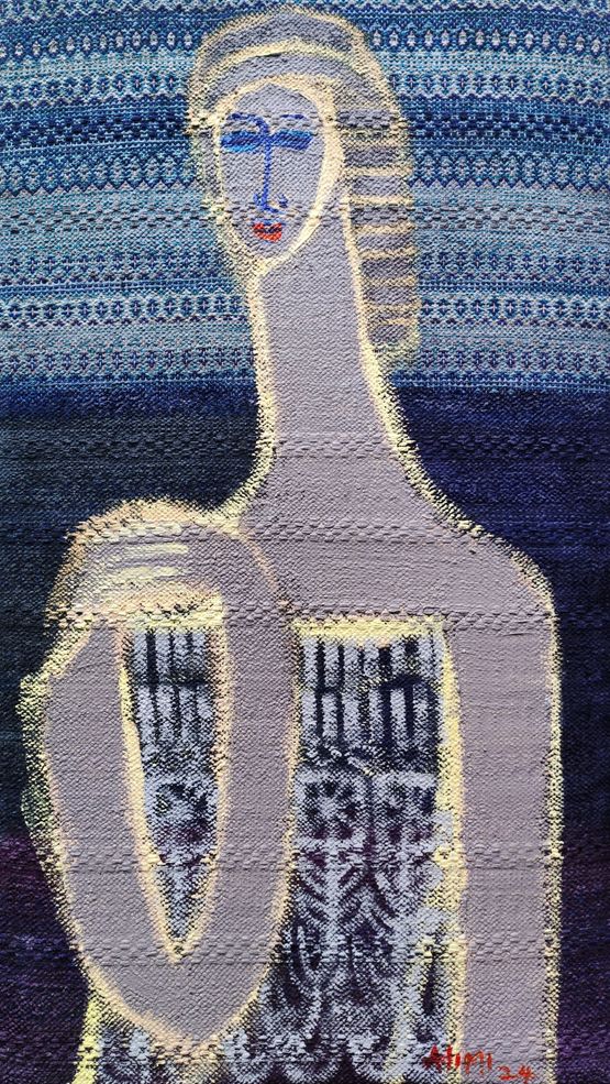 Solitudes Serenity by Alimi Adewale contemporary artwork Painting