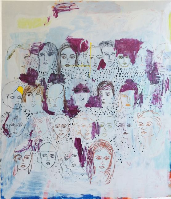 Sidewalk by Jackie Gendel contemporary artwork Painting