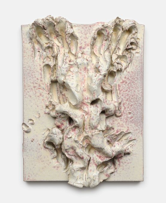 She conceals herself in the eye of the needle by Mai-Thu Perret contemporary artwork Sculpture