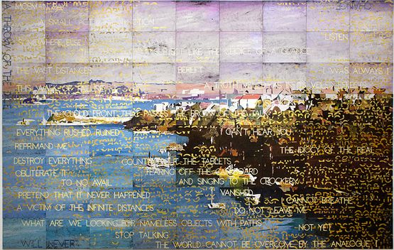 Mosman Bay by Imants Tillers contemporary artwork Painting