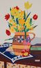 The Flowers of the Twelve Months March Tulip and Daffodil by Michal Korman contemporary artwork Painting