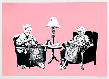 Grannies by Banksy contemporary artwork print