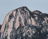 Bare Mountain by Long Quan contemporary artwork painting works on paper