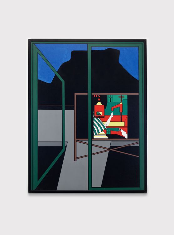 Serie Montanhas do Rio Pedra da Gavea  Rio de Janeiros Mountains Series Pedra da Gavea by Wanda Pimentel contemporary artwork Painting