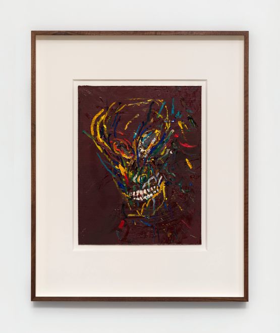 Untitled Skull by Mark Grotjahn contemporary artwork Painting