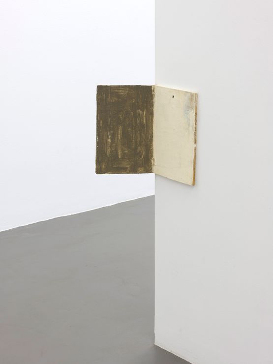 Untitled hinge painting by Lawrence Carroll contemporary artwork Painting