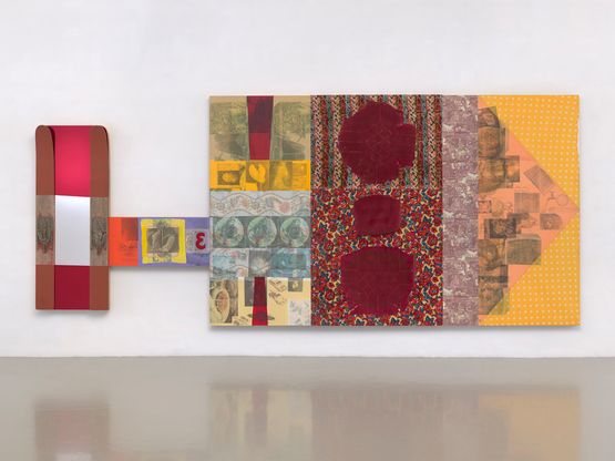 Mongolian Cousin Spread by Robert Rauschenberg contemporary artwork Painting