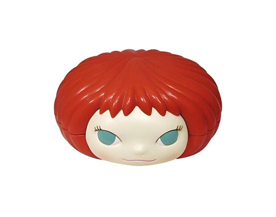 Gummy Girl - red by Yoshitomo Nara contemporary artwork Sculpture