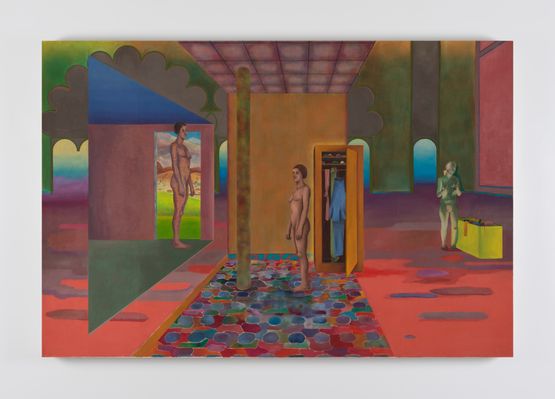 Three Nudes by Stephen McKenna contemporary artwork Painting