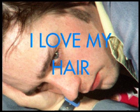 I Love My Hair by Erik Schmidt contemporary artwork Moving Image