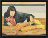 Christine 2 by Norbert Tadeusz contemporary artwork painting works on paper