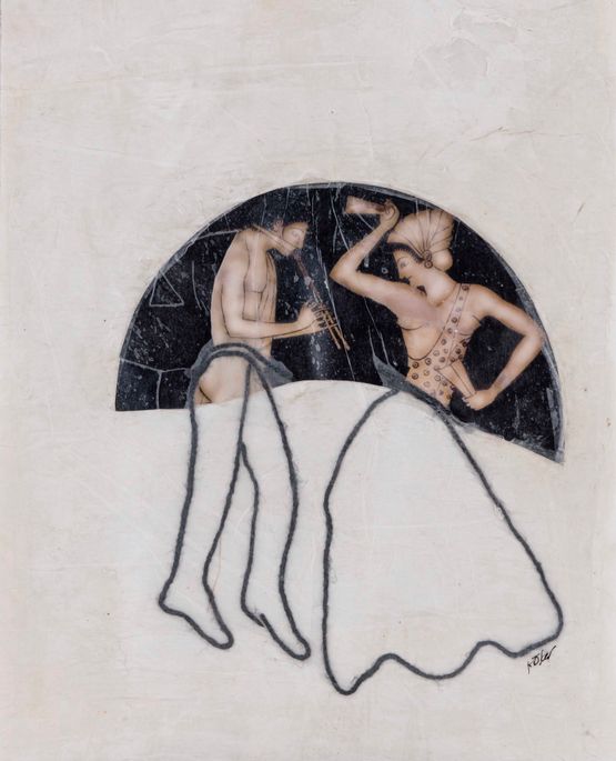 Wechselwirkung 4 by Azade Koker contemporary artwork Works on Paper