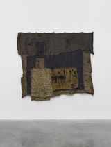 AKUFAMA by Ibrahim Mahama contemporary artwork sculpture textile