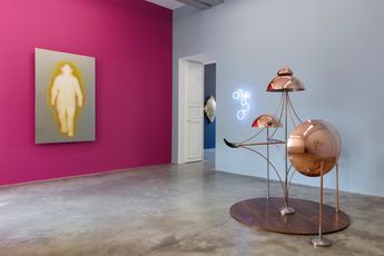Contemporary art exhibition Laurent Grasso OttO at Perrotin Paris Marais France
