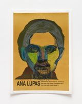 Self-portrait by Ana Lupas contemporary artwork works on paper