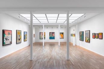 Contemporary art exhibition Jean-Michel Alberola The King of Nothing the Queen of England and the Others at Templon 30 rue Beaubourg Paris France