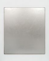 Title pending by Jacob Kassay contemporary artwork sculpture textile