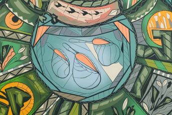 Contemporary art exhibition Lari Pittman Sparkling Cities With Egg Monuments at Lehmann Maupin 501 West 24th Street New York United States