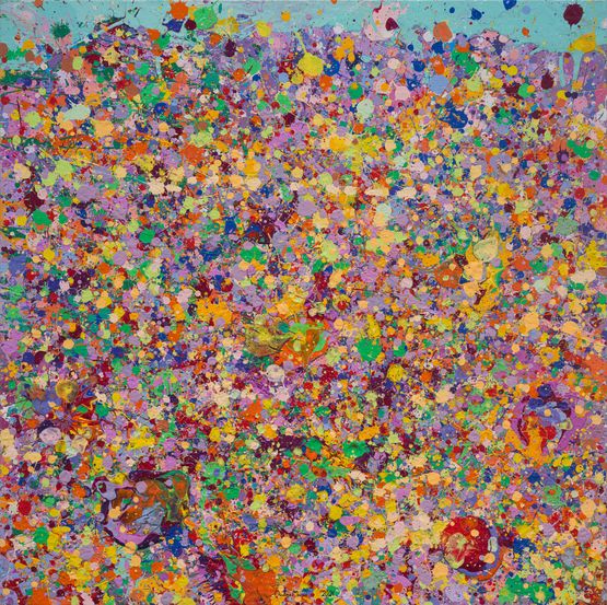Trial No. 167 - I Am Not Jackson Pollock VIII by Mouteea Murad contemporary artwork Painting