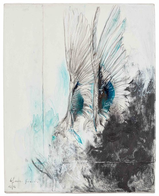 Ala per dittico dali destra by Lanfranco Quadrio contemporary artwork Works on Paper
