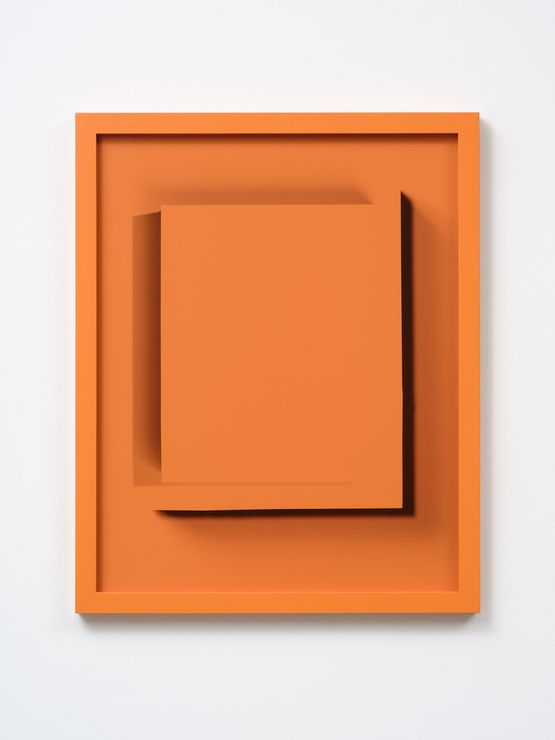 Cascading Orange by Shaun Waugh contemporary artwork Painting