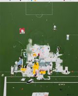 1-love Tennis Version by Brian Harte contemporary artwork drawing painting works on paper
