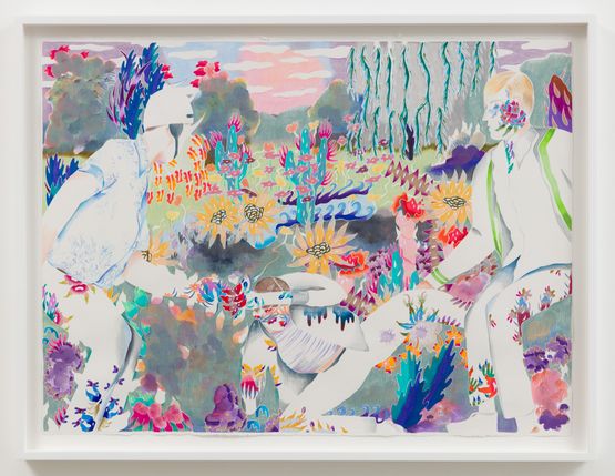 The Action by Sarah Ann Weber contemporary artwork Works on Paper