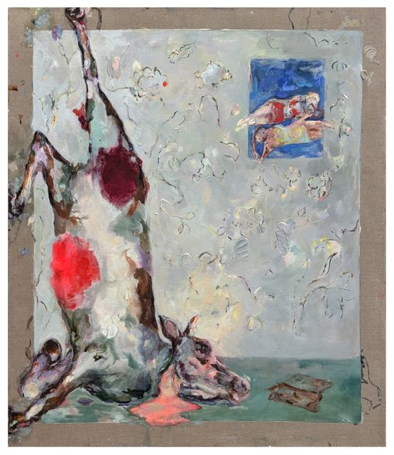 Lay Your Head Down by Anna Tuori contemporary artwork Painting